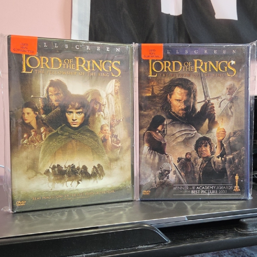 #62 - Lord Of The Rings Dvd Set - Both DVD's Full Screen